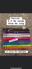 !! ️🐶 GRAVIERTES HALSBAND 🐶!! ️️

Biothane-Riemen, Doppelschnalle, Maximale Einstelllöcher!

3 Größen verfügbar: 📏
- 1,9cm breit / 45cm lang
- 2,5cm breit / 50cm und 60cm lang

11 Verfügbare Farben (gelb, orange, grün, blau, rot, weiß, rosa, grau, lila, braun, schwarz) 🟠🟡🟢🔵🔴⚪️ ⚫️ 🟣🟤

Möglichkeit, Name und Telefon auf Anfrage zu brennen!
(klassische Gravur, GPS-Halsbandgravur)

Preis von 10€ inklusive Gravur

