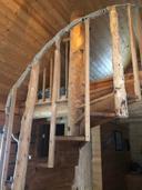 The “Twin Cabins” here on my property are sorta plain as compared to the other cabins, but still have character and are quite cozy. D logs skinned. Just a little show & t