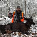"One of the rarest deer ever shot by a hunter! A melanistic deer has a rate of nearly 1 in a million!" - Bow Hunter Bros. 

Would you 📸 or 🏹? 

#ITSINOURBLOOD #hunting #outdoors #deer #deerseason #deerhunting #melanistic