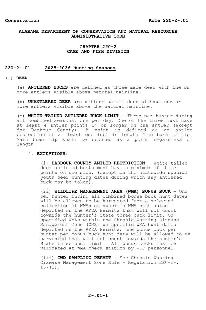 Alabama Hunting Season 2025: Big Game and Small Game, Licenses, and Regulations Guide