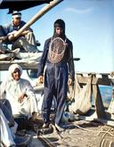 The pearl hunter. Saudi Arabia, 1935.

The incredible radiance of Arabian pearls is due to the unique environment in which the shellfish live. The water in the Arabian Gu