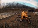 Day 2 of 5. Oklahoma. I packed up camp on the lake and headed to the river. The water was all the way up to 52 degrees after being in the low 30s the week before! I setup