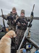Today we had Alex and his 15 year old son Myles out on a sea duck hunt. They had a blast getting old squaw,white winged scoters and some mergansers. For a nice day. We have openings if you want to get in on the action. Good hunting! 
#dcoutdooradventures #longislandhunts #NYSOGA #benelli #seaduckhunting #waterfowlhunting #guidedhunts #browning #duckhunting