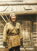 An Evenk hunter with equipment. The Trans-Baikal region, 1912.