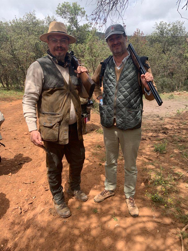 Hunting with my friend Roman in Morocco..