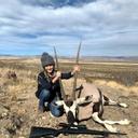 200 yard heart shot, NM diy public land Oryx for her first big game animal. To say I'm a proud cousin is an understatement ❤️