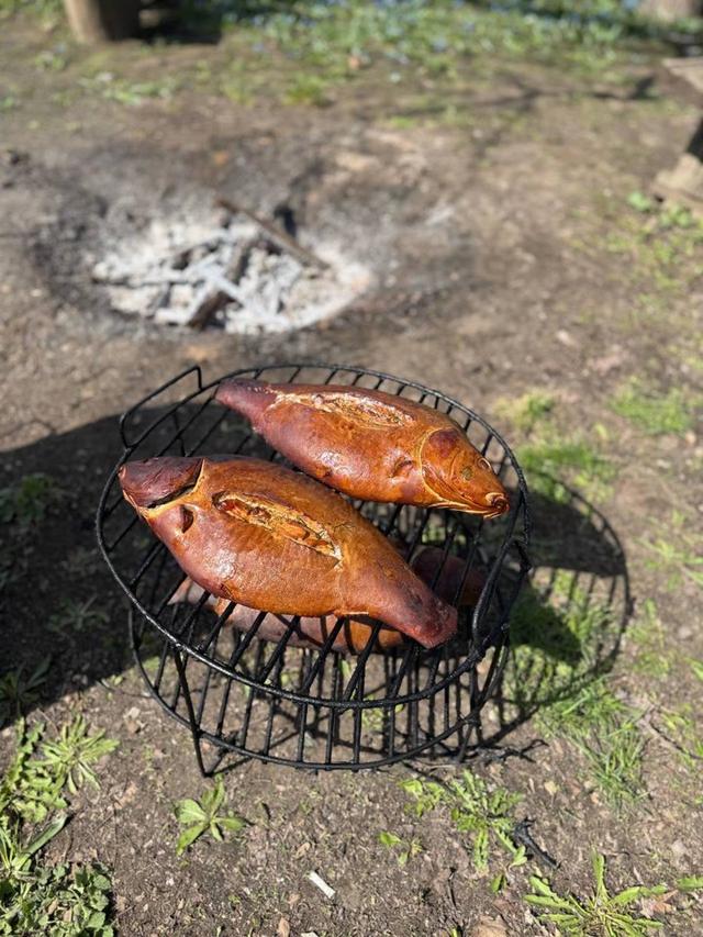 Maxim from the Rila NV team in Stavropol Krai decided to treat us to such culinary delights today🎣