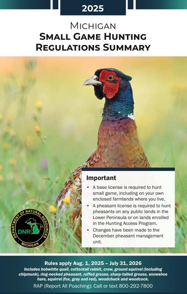HUNTING SEASONS IN MICHIGAN 2025: Deer Hunting, Big Game and Small Game, Licenses, and Regulations Guide