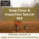 ✨ Get your equipment in top shape! Our deep clean & inspection special includes hand clean, sonic clean, corrosion inhibitor, camera inspection, grease/oil assemblies. 🛠