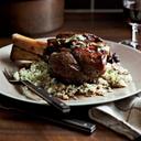 Braised Wild Boar Shanks with Sweet Soy and Star Anise
Ingredients

1/4 cup canola oil

6 wild boar shanks (about 5 pounds)

12 garlic cloves, lightly smashed

8 star ani