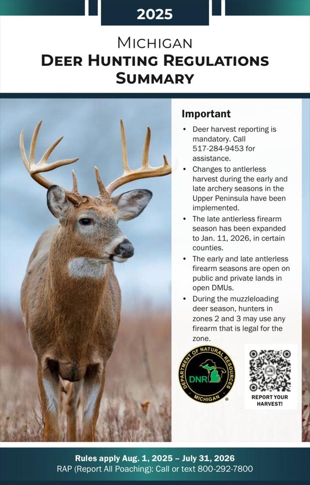 HUNTING SEASONS IN MICHIGAN 2025: Deer Hunting, Big Game and Small Game, Licenses, and Regulations Guide