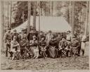 Император Николай II на охоте 1897 год. Спала.
