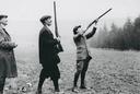 Sir Winston Churchill pheasant shooting at Warter Priory in 1910.