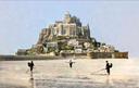 Fishermen near Mont Saint Michel. Normandy, France, 1889.